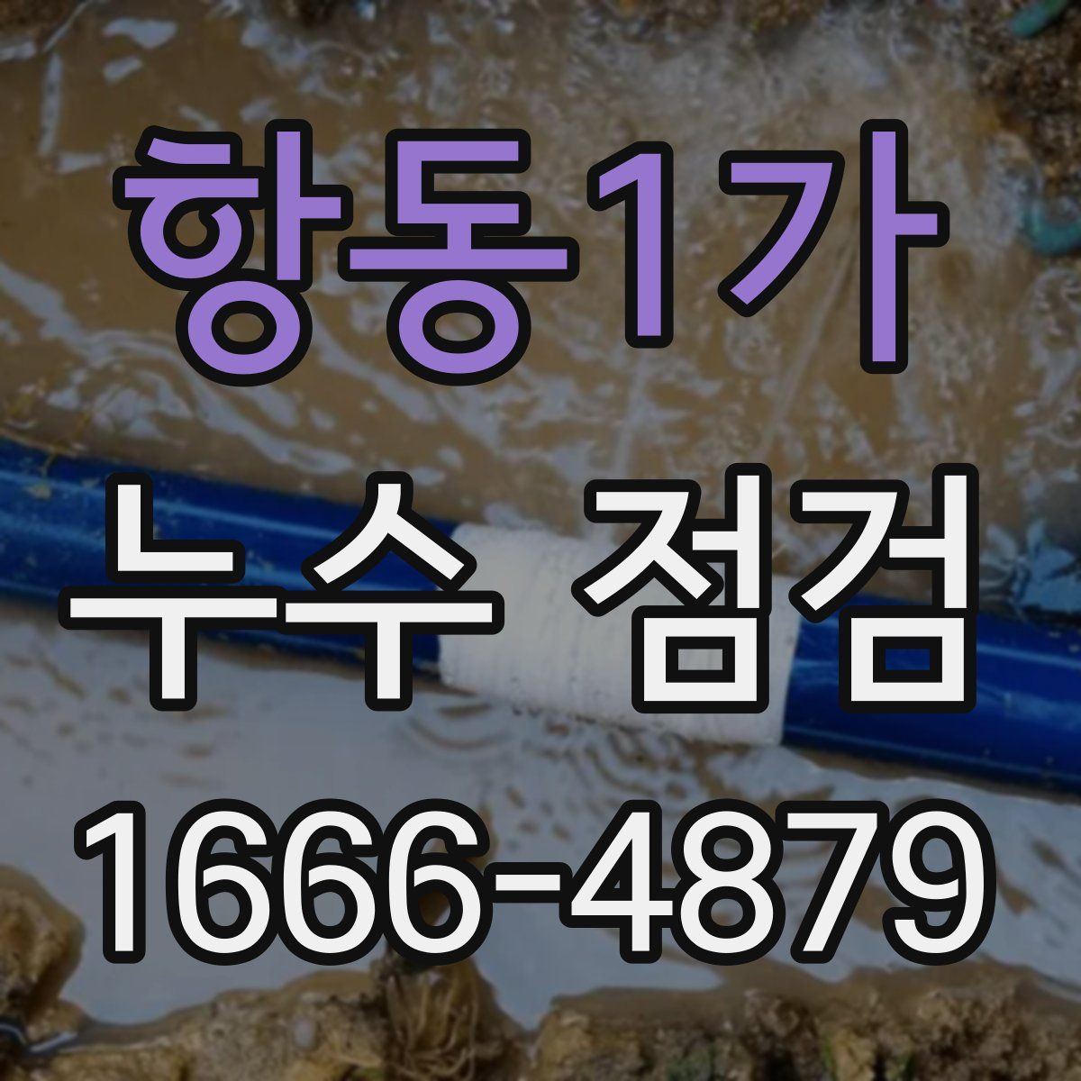 항동1가 누수 점검