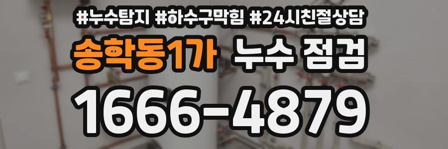 송학동1가 누수 점검