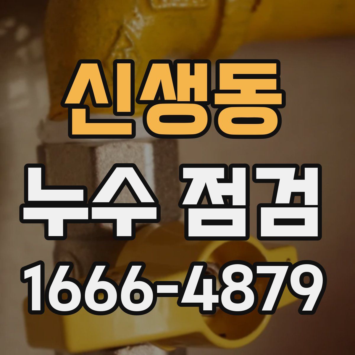 신생동 누수 점검