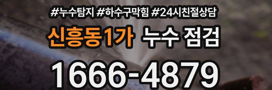 신흥동1가 누수 점검