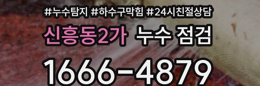신흥동2가 누수 점검
