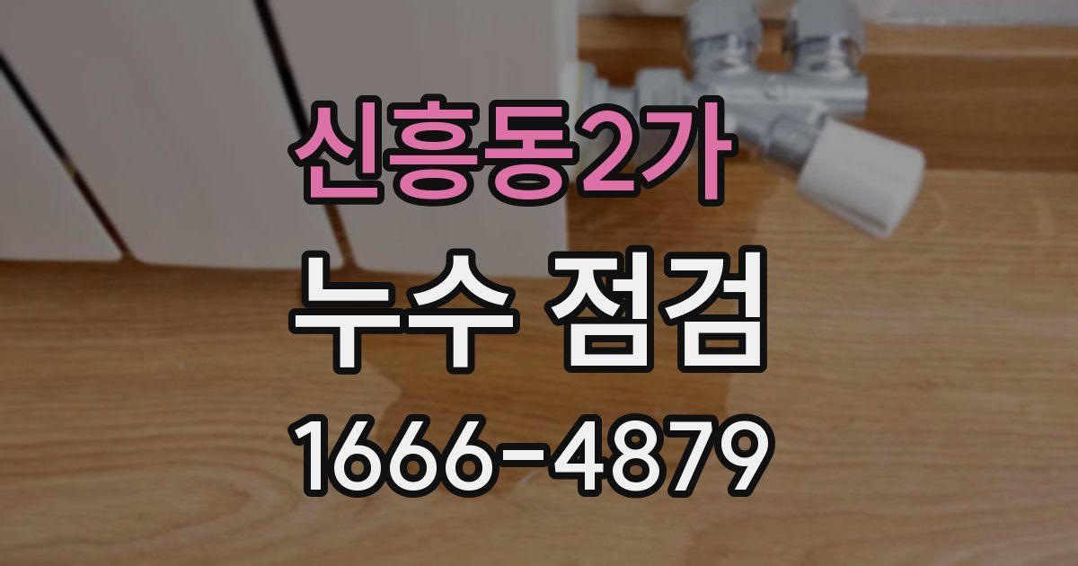 신흥동2가 누수 점검