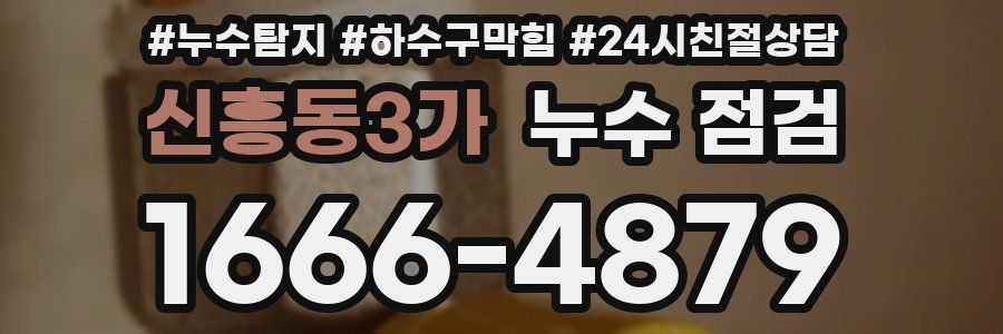 신흥동3가 누수 점검