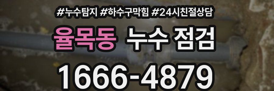 율목동 누수 점검