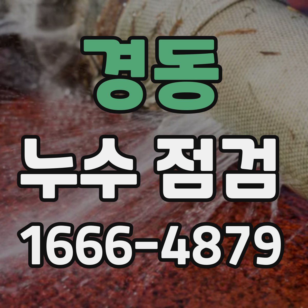 경동 누수 점검