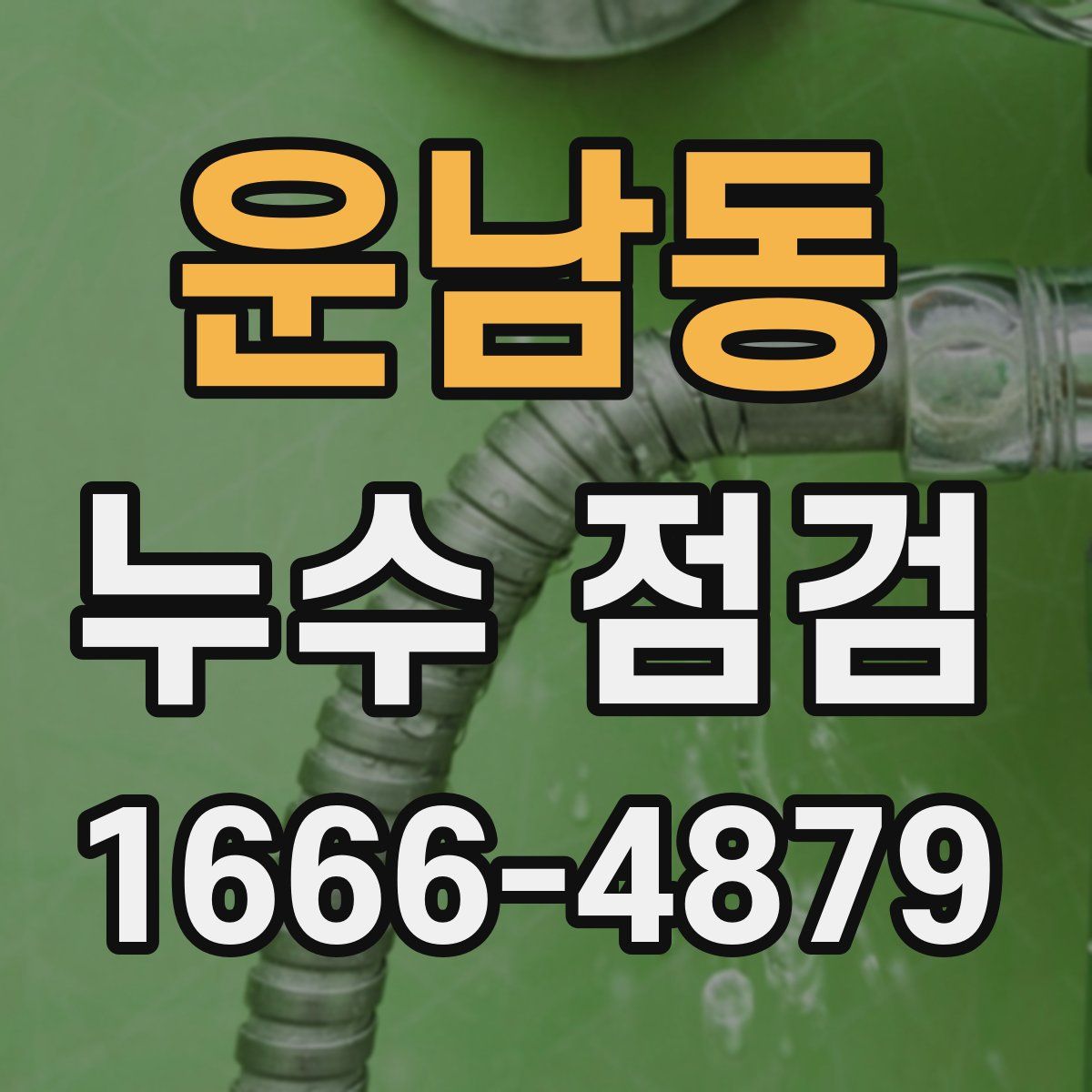 운남동 누수 점검
