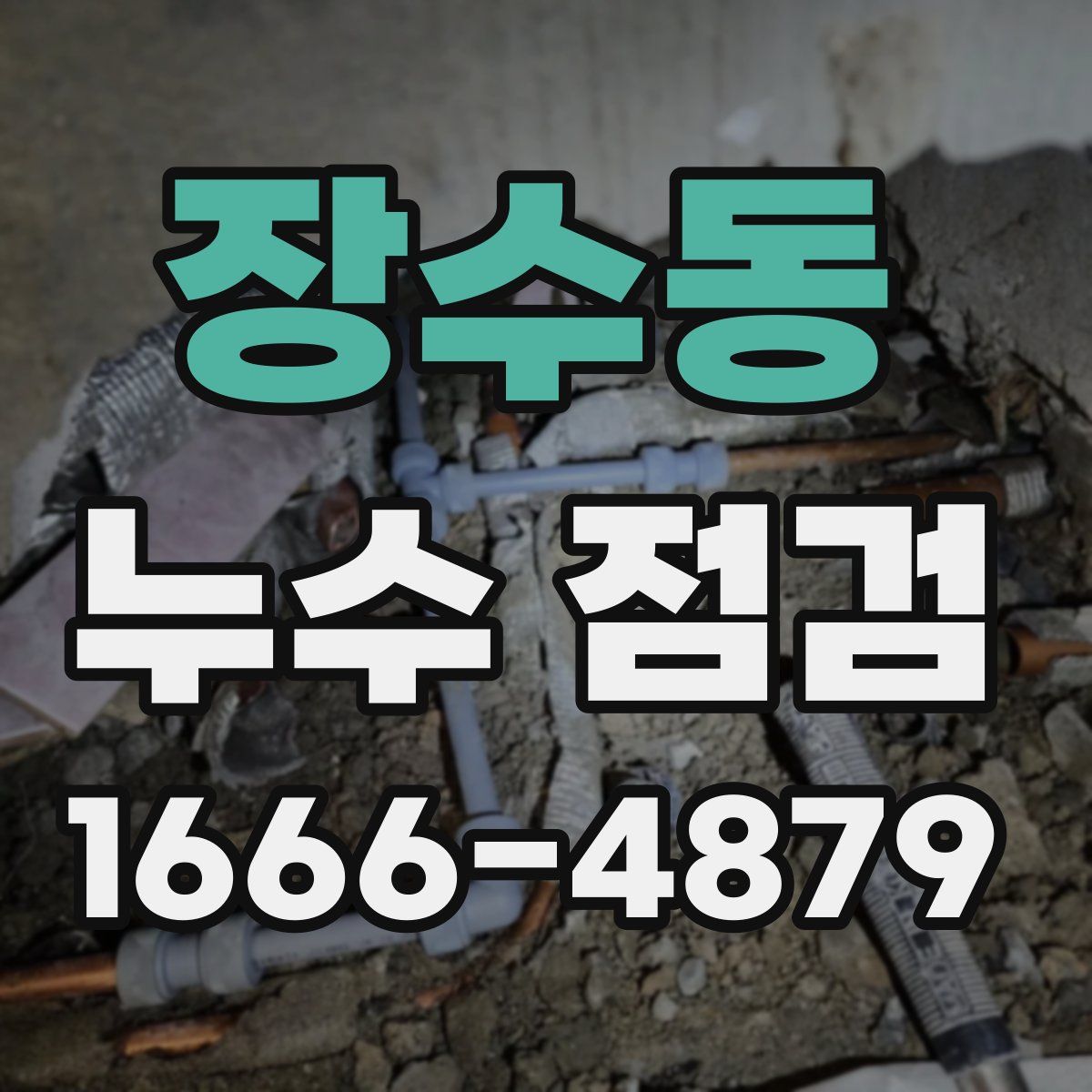 장수동 누수 점검