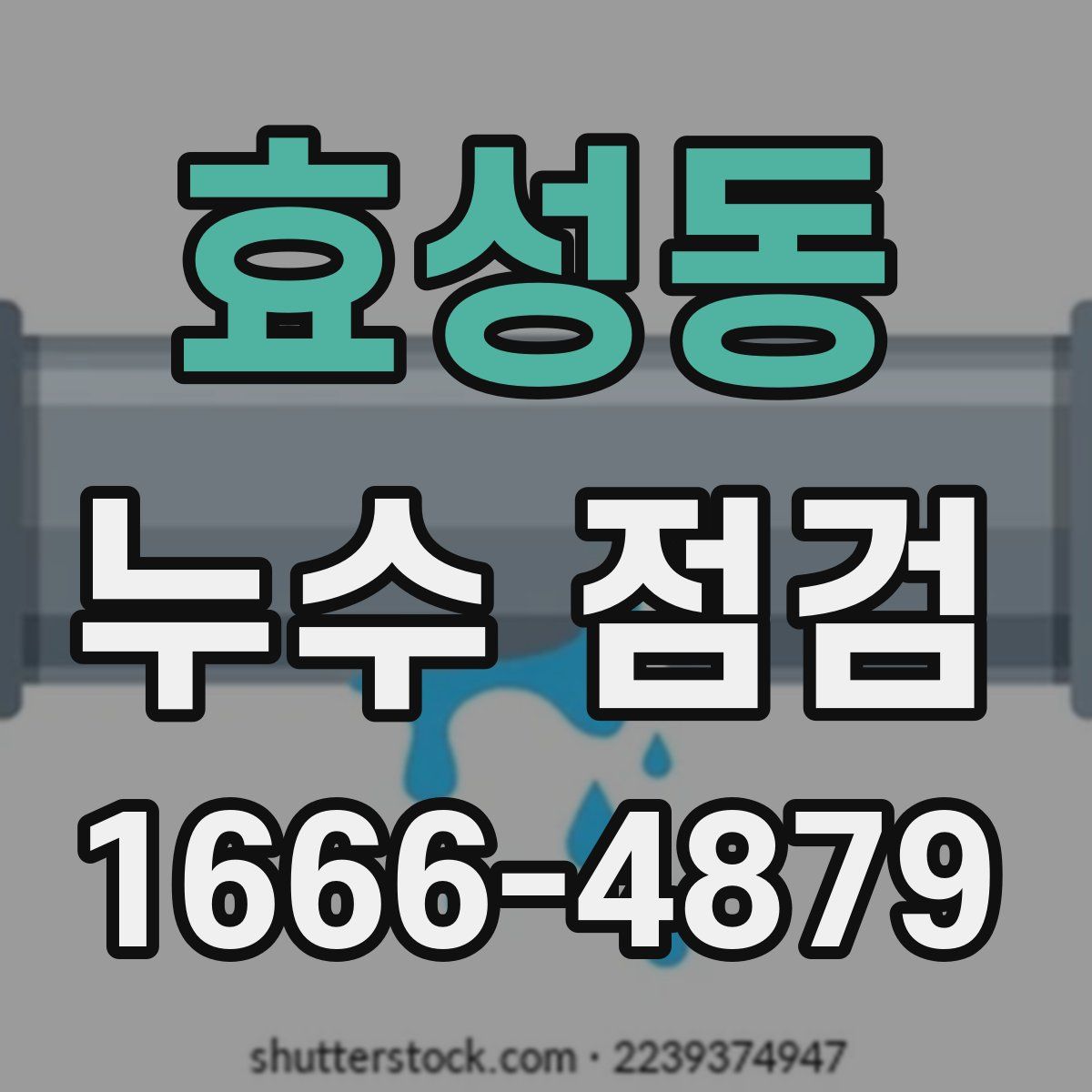효성동 누수 점검