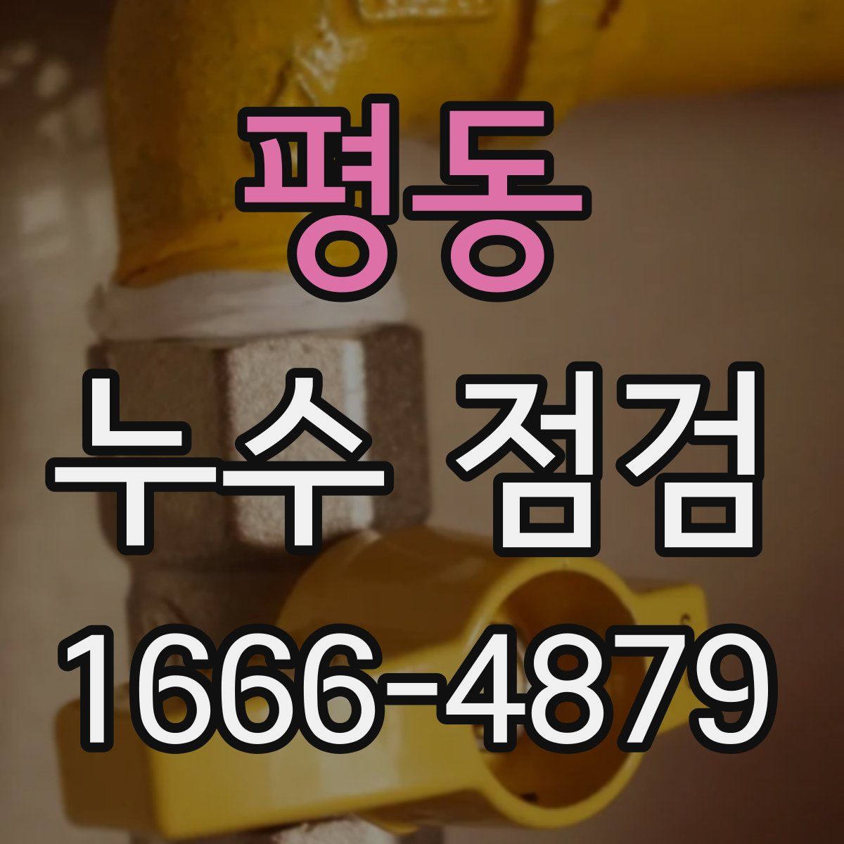 평동 누수 점검