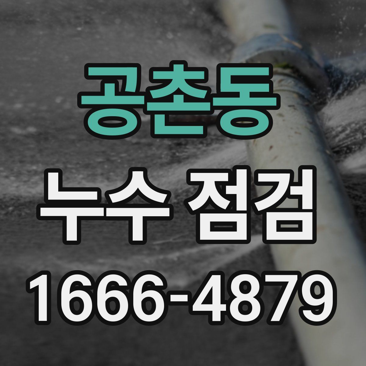 공촌동 누수 점검