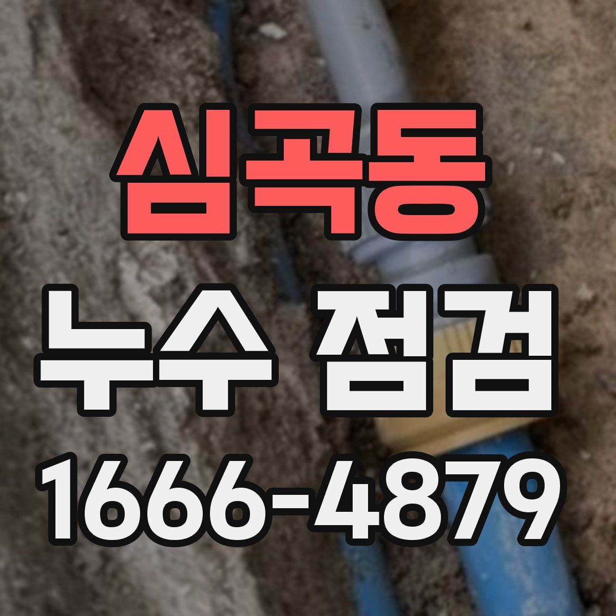심곡동 누수 점검