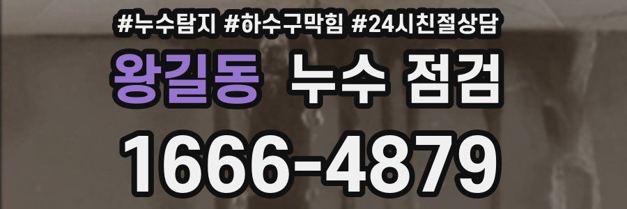 왕길동 누수 점검