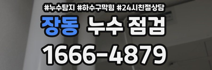 장동 누수 점검