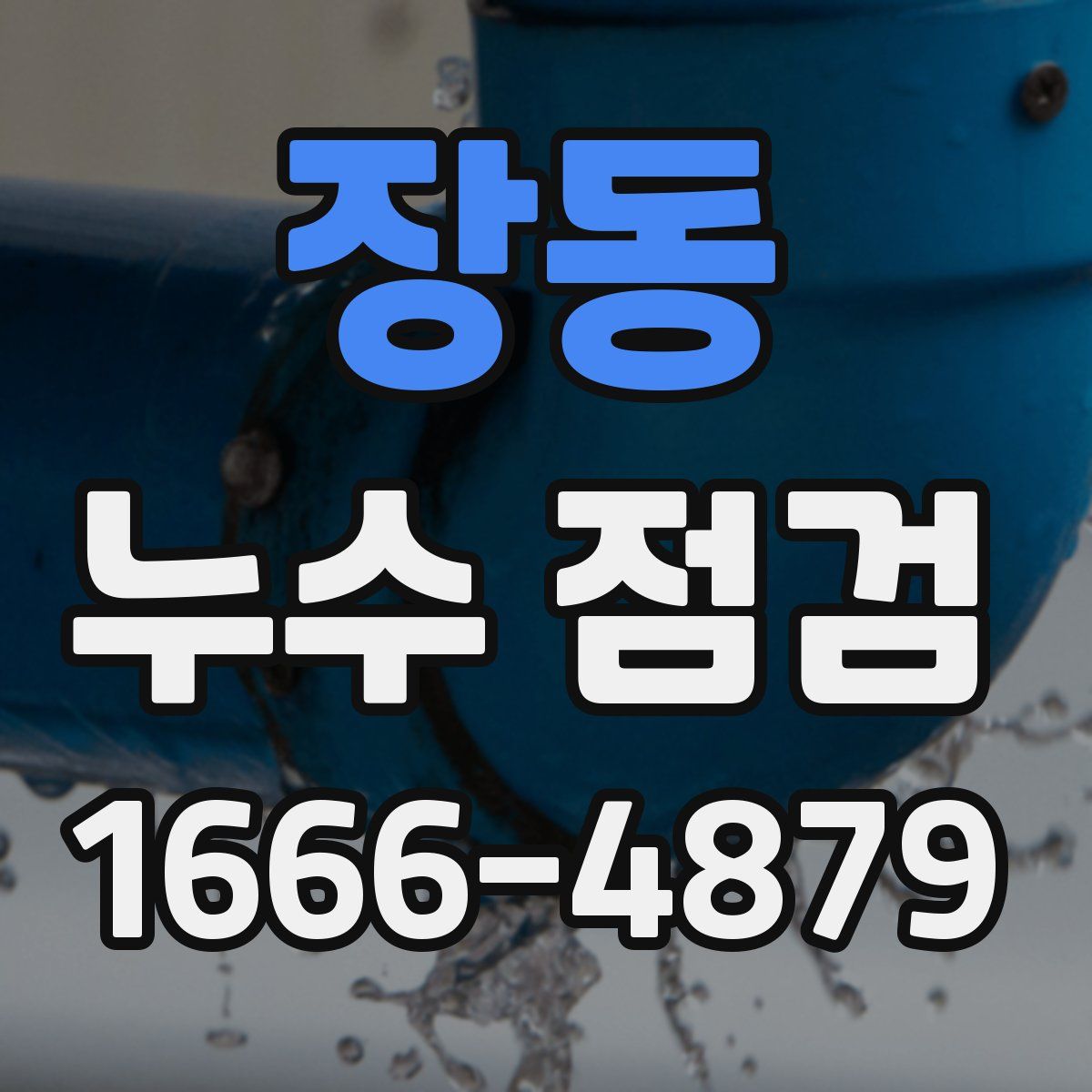 장동 누수 점검