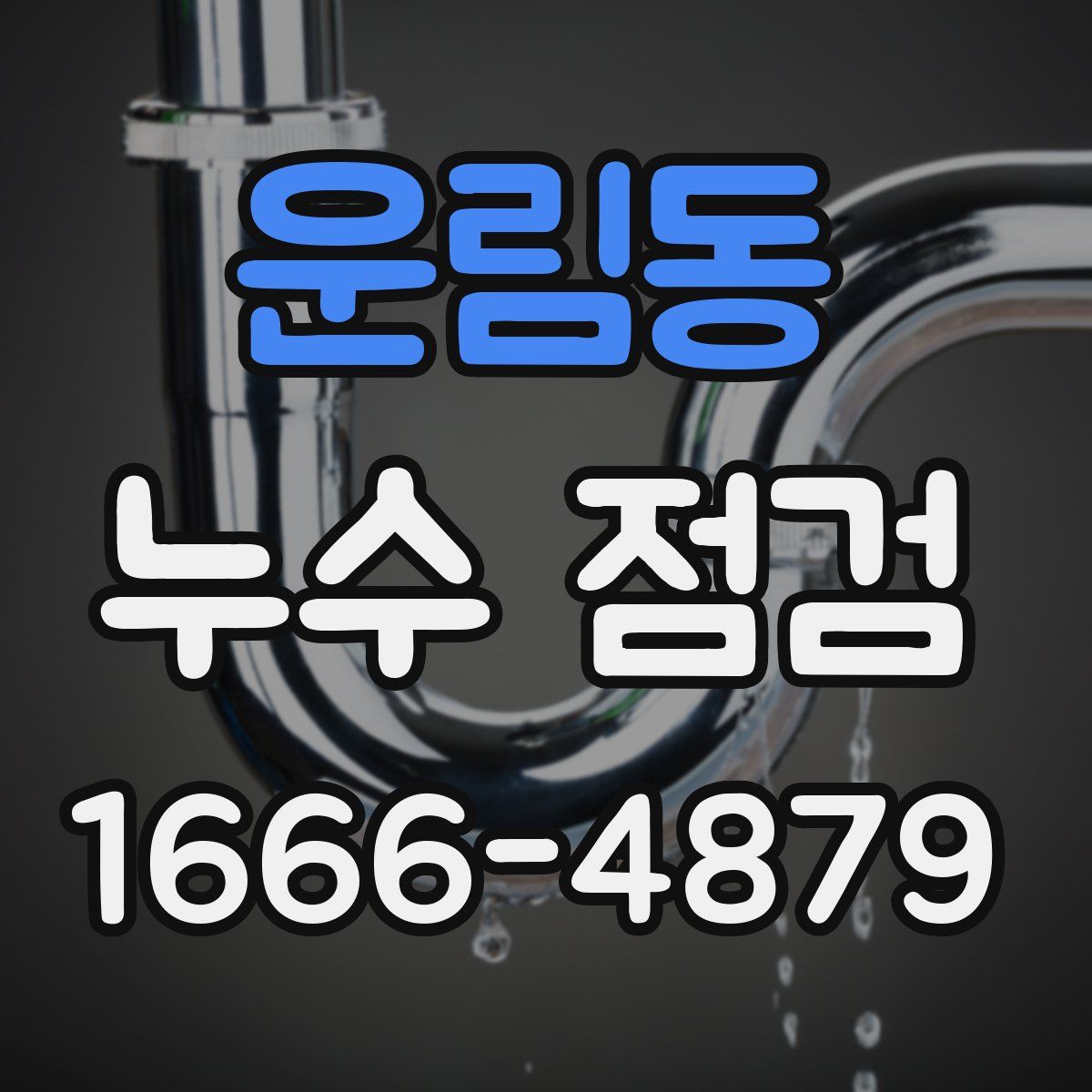 운림동 누수 점검