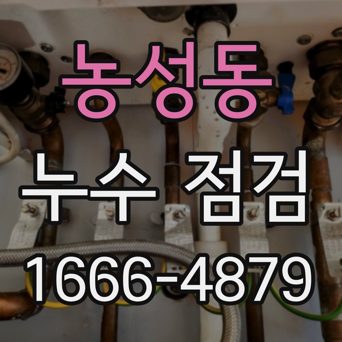 농성동 누수 점검