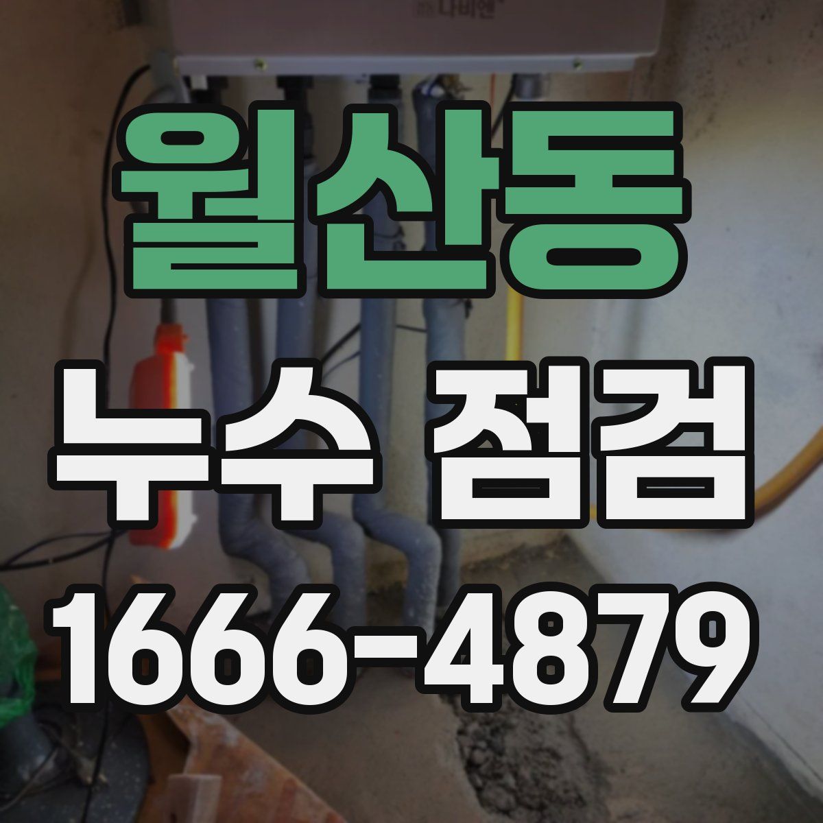 월산동 누수 점검