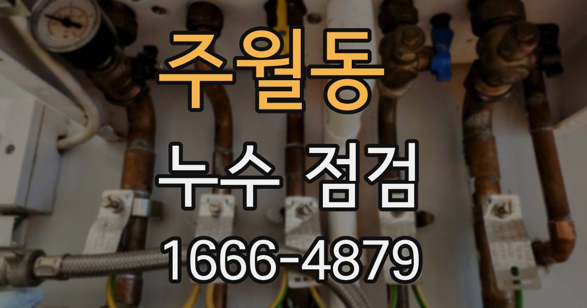 주월동 누수 점검