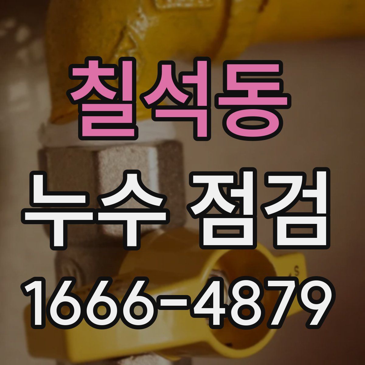 칠석동 누수 점검