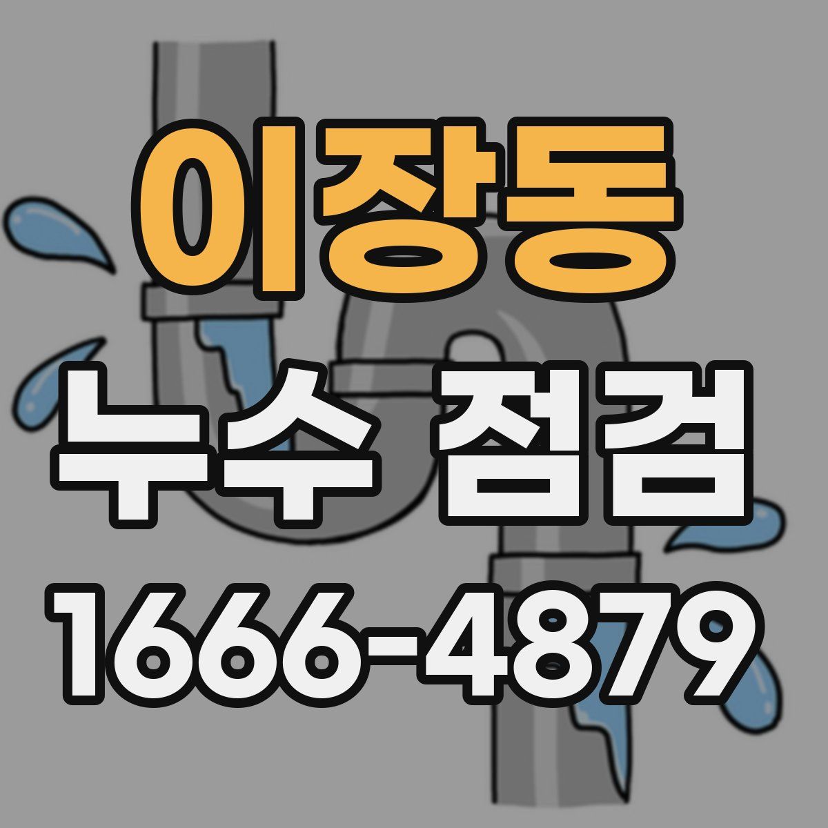 이장동 누수 점검