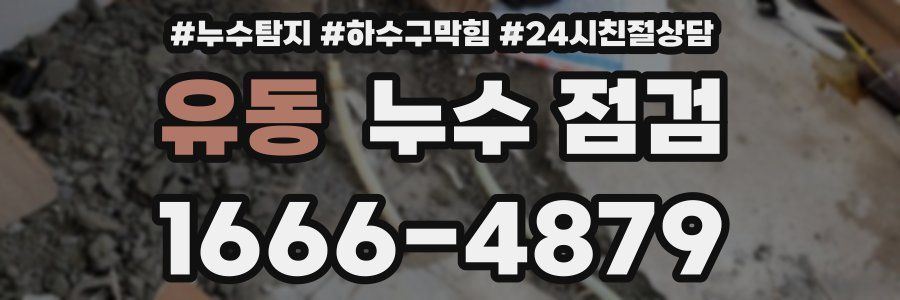 유동 누수 점검