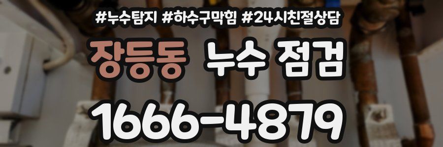 장등동 누수 점검