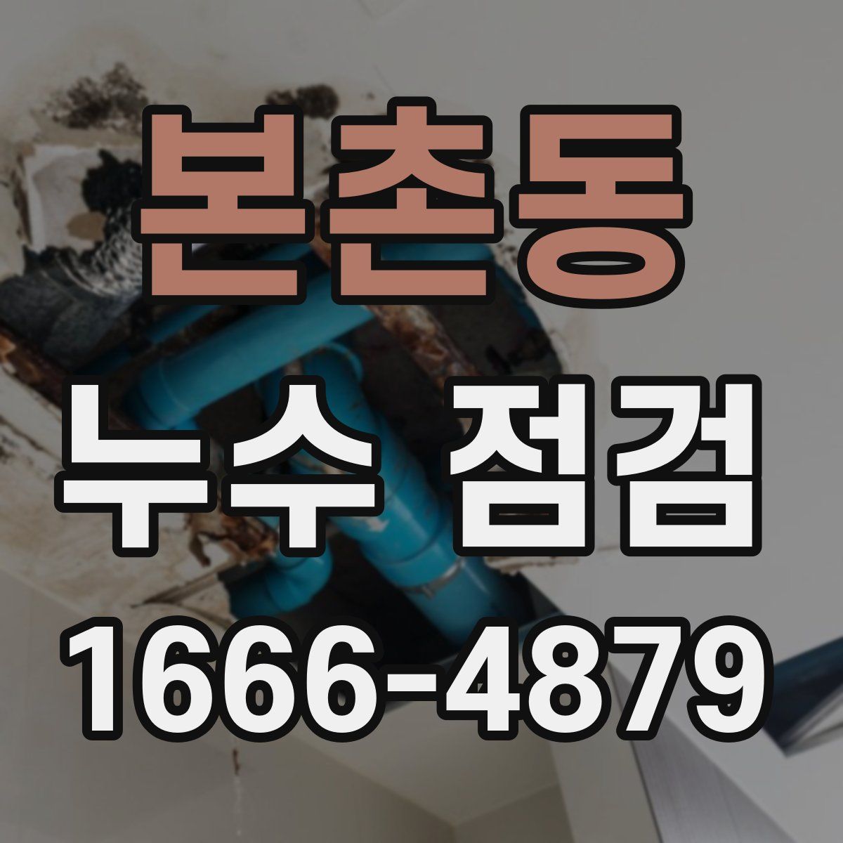 본촌동 누수 점검