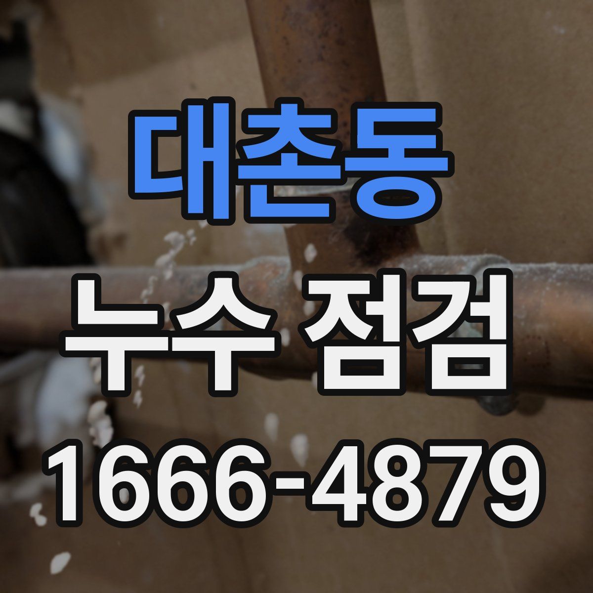 대촌동 누수 점검