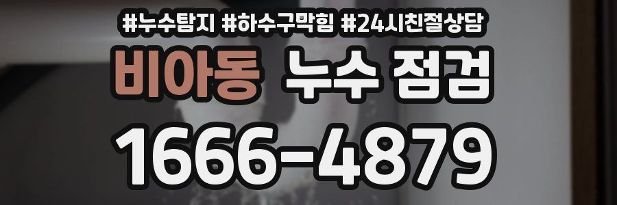 비아동 누수 점검