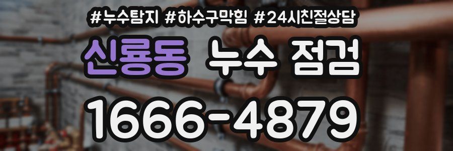 신룡동 누수 점검