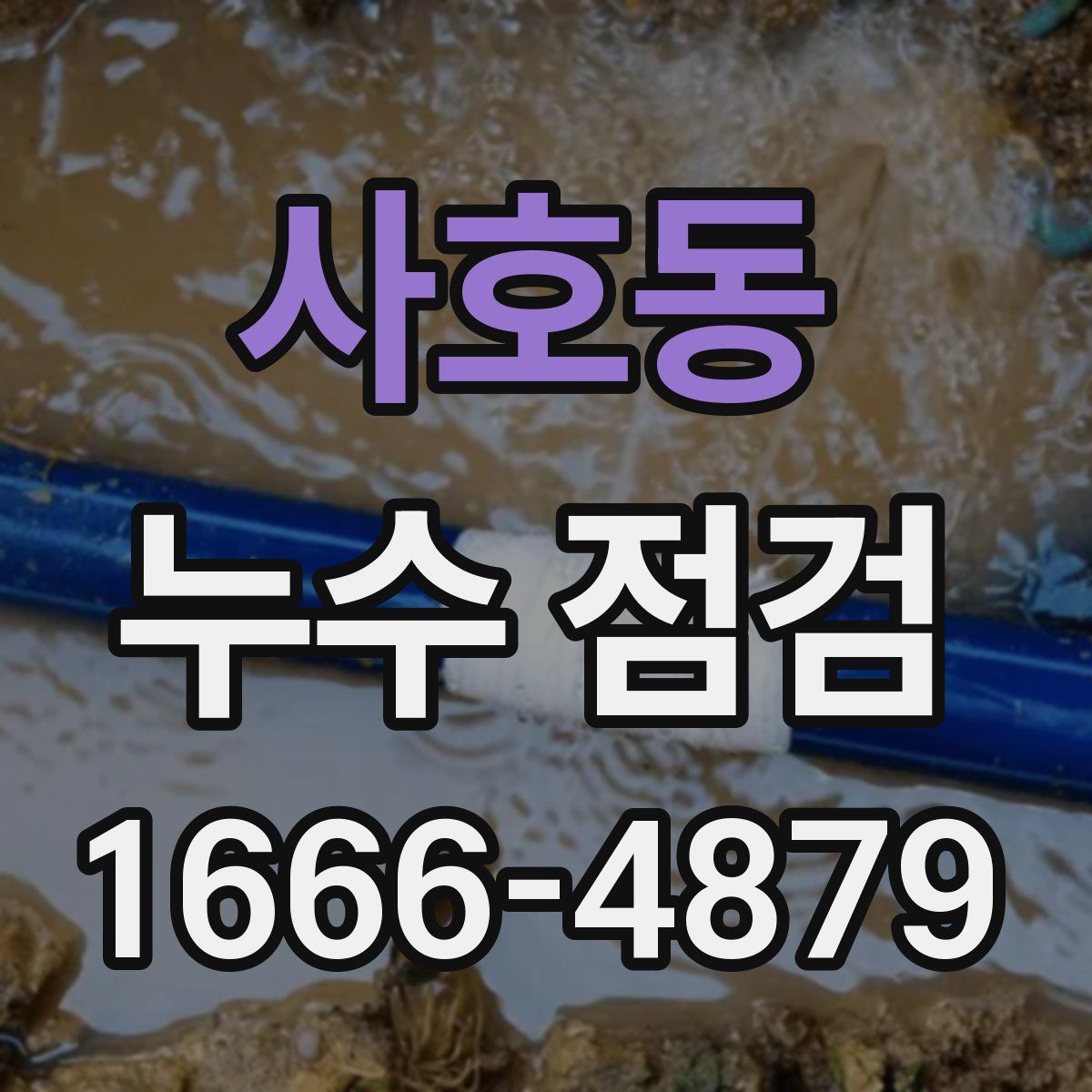사호동 누수 점검