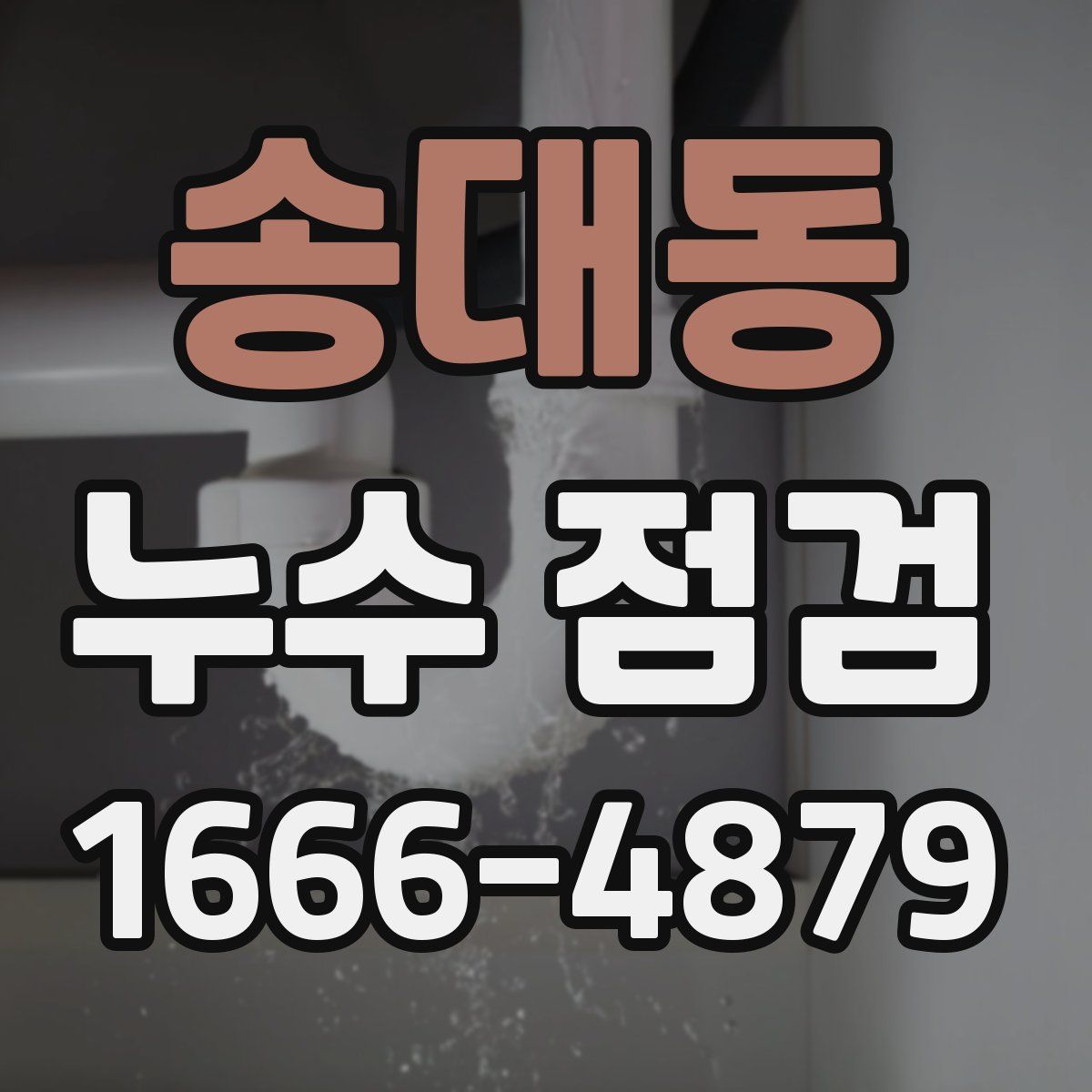 송대동 누수 점검