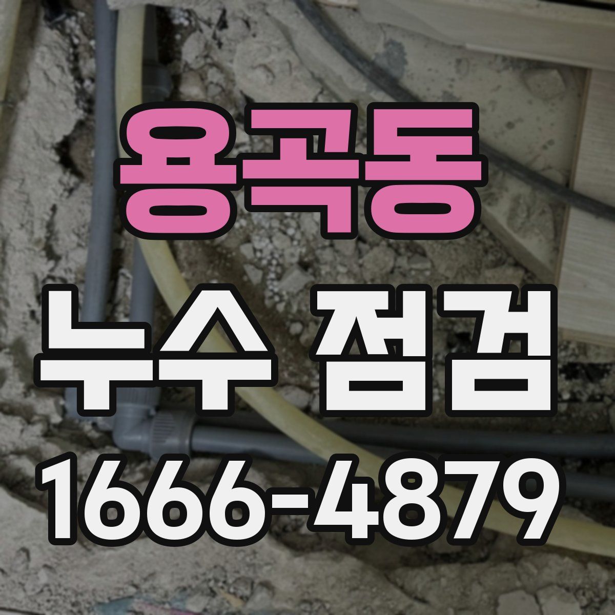 용곡동 누수 점검