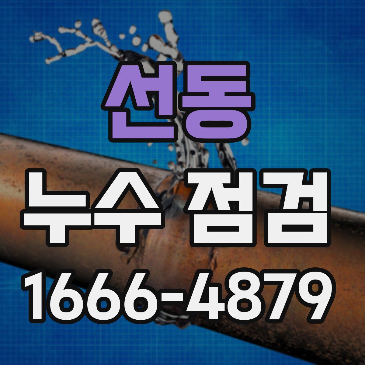 선동 누수 점검