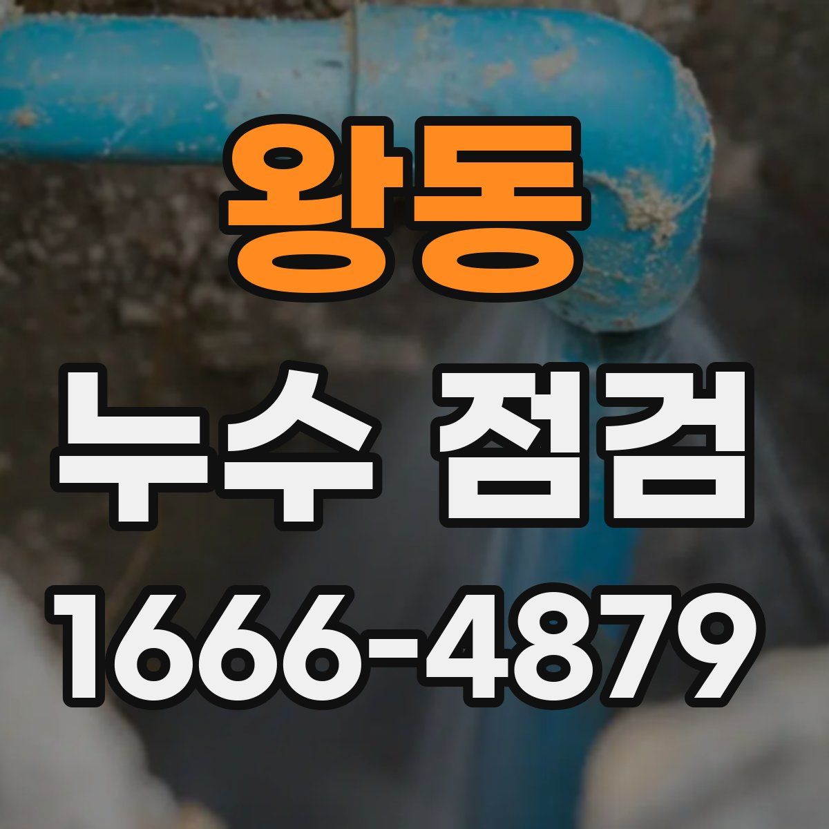 왕동 누수 점검