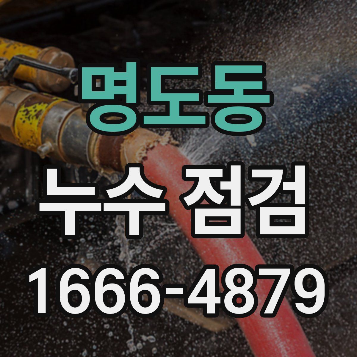 명도동 누수 점검