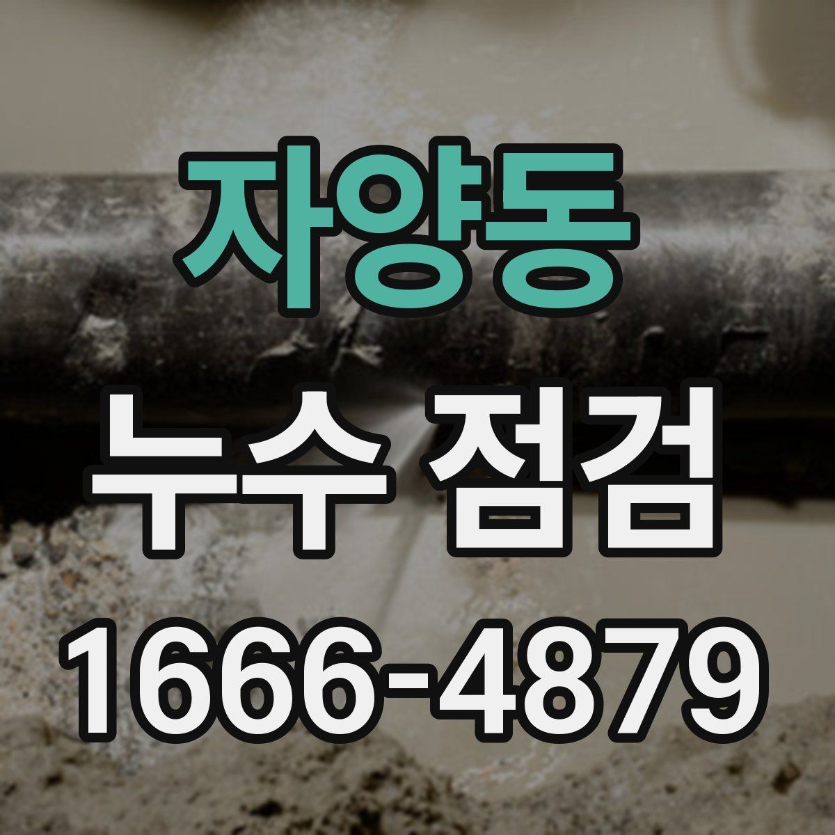 자양동 누수 점검