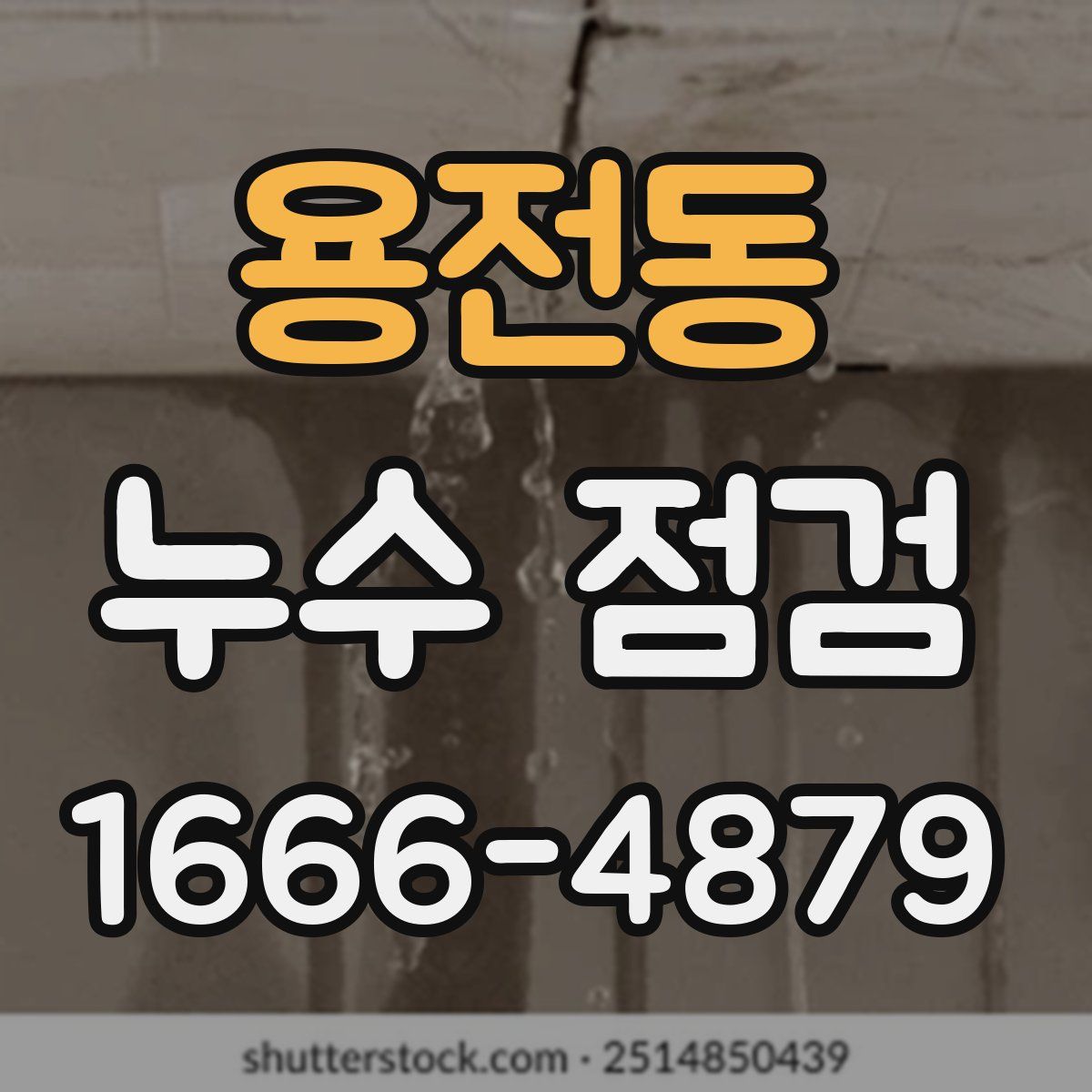 용전동 누수 점검