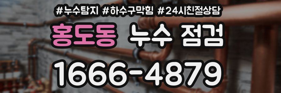 홍도동 누수 점검