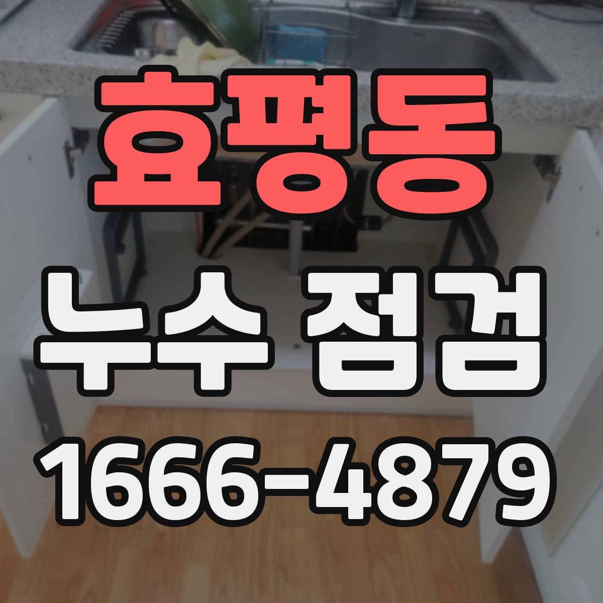 효평동 누수 점검