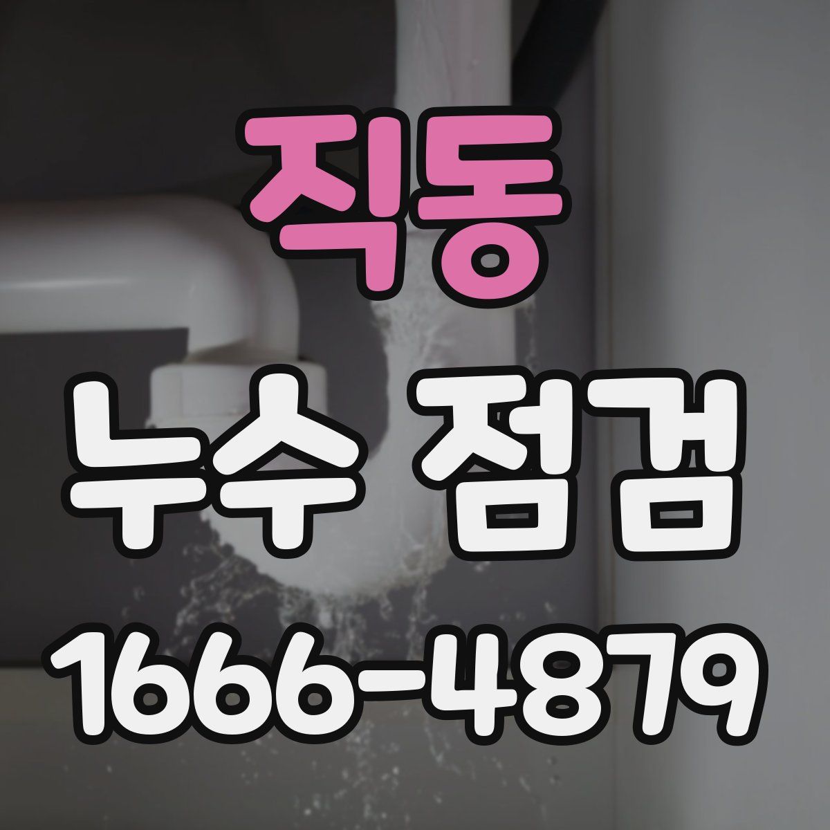 직동 누수 점검