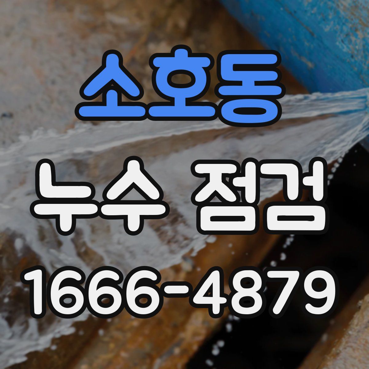 소호동 누수 점검