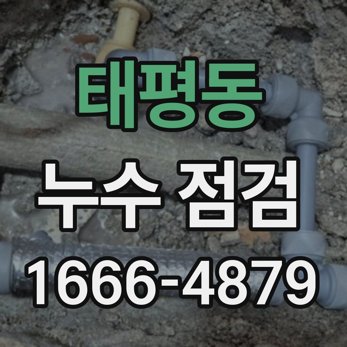 태평동 누수 점검