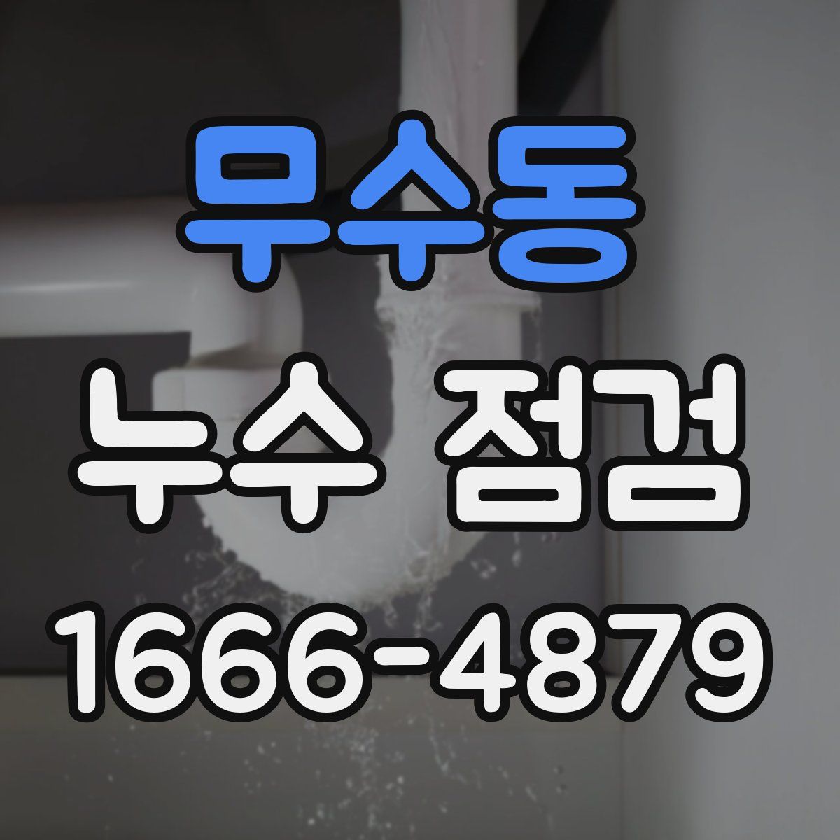 무수동 누수 점검