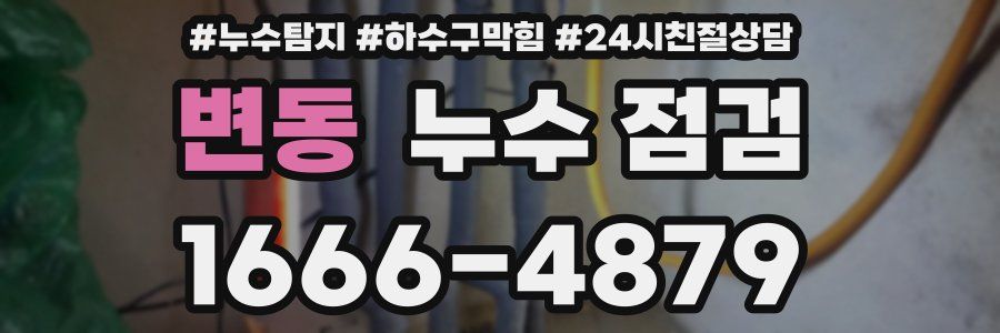 변동 누수 점검