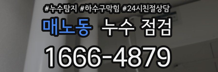 매노동 누수 점검