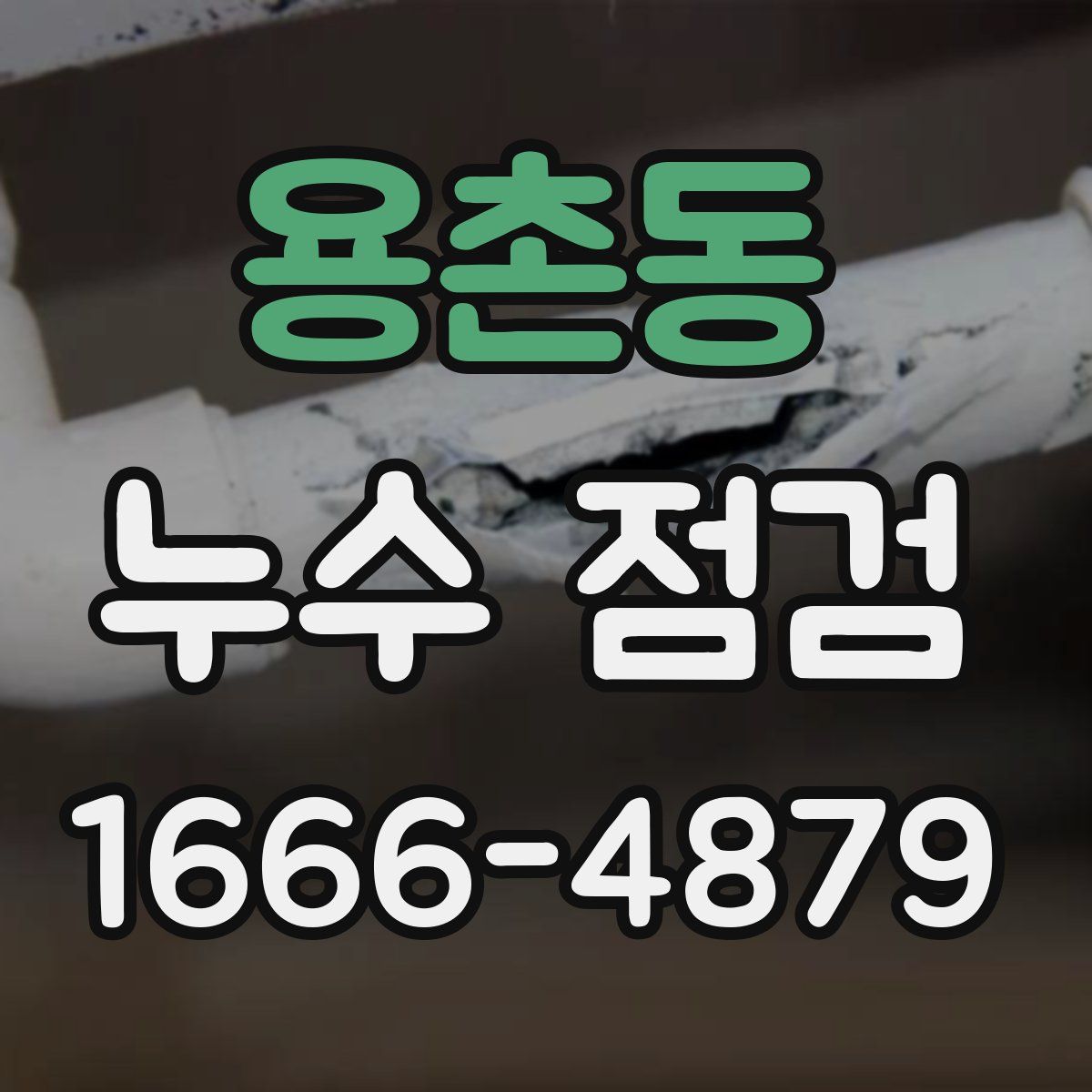 용촌동 누수 점검