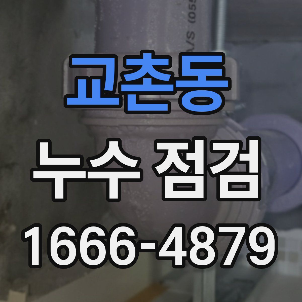 교촌동 누수 점검