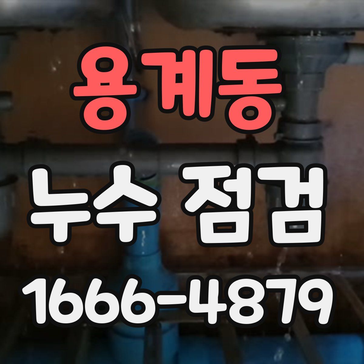 용계동 누수 점검