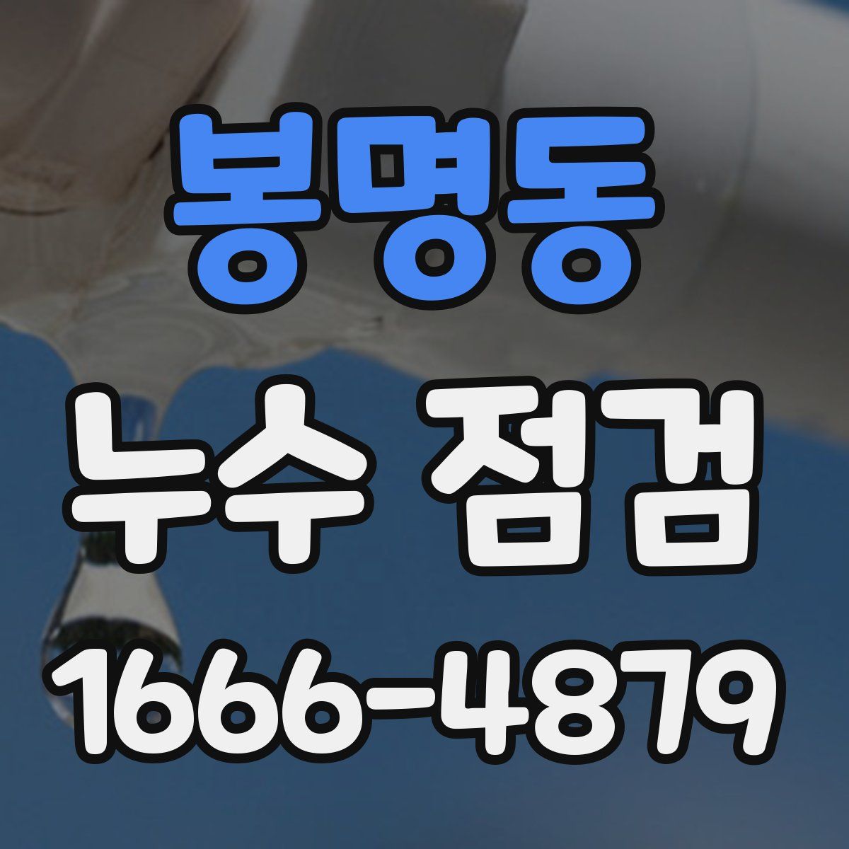 봉명동 누수 점검